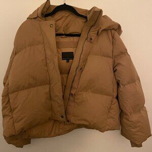 Banana Republic Alps Oversized Puffer Jacket Classic Camel L